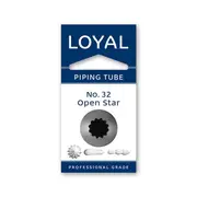 No.32 Open Star Loyal Standard Stainless Steel Piping Tip