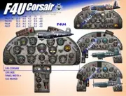 F4U CORSAIR COCKPIT instrument panel CDkit