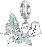 [DOYIS] Butterfly Charms Pendant for Pandora Bracelets,925 Sterling Silver Wizard of Oz Butterfly Hanging Charm Bead for Woman Girl