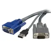 Startech SVUSB2N1_6 CONNECT VGA AND USB-EQUIPPED COMPUTERS TO A KVM SWITCH USING