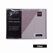1000TC Cotton Rich Reversible Sheet Set Lilac