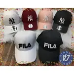 帝安諾-NEW ERA 洋基 FILA 電繡 LOGO 老帽 NY老帽 黑 白 粉 深藍 酒紅 FILA老帽 黑 白【APP下單享4%點數】