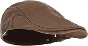 [COLLBATH] Men's Newsboy Cap Classic Style Beret Hat for Men Breathable Cotton for Daily Wear and Outdoor Activities Khaki