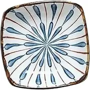 UTHCLO Ceramic Soy Sauce Dish Japanese Hand- Non-Slip Sauce Bowl Condiment Tray Kitchen Dinnerware for Seasoning