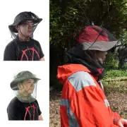 Easy to Wear Sun Hat with AntiMosquito Head Net for Outdoor Adventures
