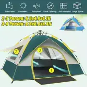 Rainproof Windproof 1-4 Person Fully Automatic Tent Camping Sunshade Awning Tent