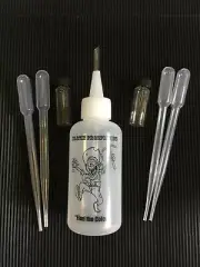 Martin 1 Gold Snuffer Bottle 4 oz 2 vials 4 snuffer tweezers for panning dredge