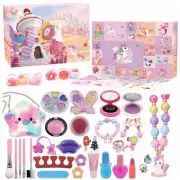 Christmas Countdown Advent Calendar Makeup Set Blind Box Jewelry Toy Girls Gift~