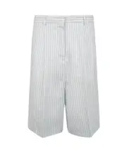 linen shorts IT38 White