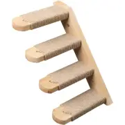 NEW Fukumaru Cat Climbing Shelf Wall Mounted Four Step Stairway Right to Left