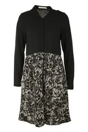Jacquard Knit Dress--HAM-91278A