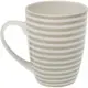 《VERSA》新骨瓷馬克杯(棕橫紋325ml) | 水杯 茶杯 咖啡杯