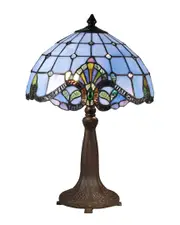 Dale Tiffany Blue Baroque Table Lamp