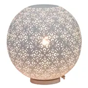 Belle Taurus Perforated Round Table Lamp