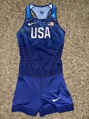 Nike Women’s Pro Elite Track & Field USA Olympic Team Issue AEROBLADES Speedsuit