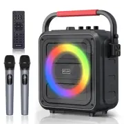 Karaoke Machine for Adults & Kids,Bluetooth Karaoke Speaker with Two Wireless...