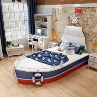 在飛比找蝦皮商城精選優惠-客製化兒童床 主題兒童床 奇妙童年定制家具實木兒童床帶護欄男