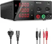 Bench Power Supply Variable (0-60V,0-10A) High Power 600W DC Power Supply with Encoder Knob Adjustable Switching Power Supply High Precision Lab Power Supply Battery Charging Stable Output