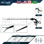 5mm Laparoscopic Babcock Grasper 33cm Laparoscopy Double Action Grasping Forcep