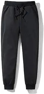 [HEYDHSDC] Winter Men Faux Wool Fleece Pants Outdoor Thicken Fleece Lined Track Pants Warm Casual Trousers