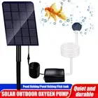 NEW Solar Powered Oxygenator Aerator Air Pump Oxygen Kit Outdoor Pond Fish Tank