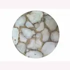 30" Agate Stone Handmade Center Tabletop For Patio Home Decor