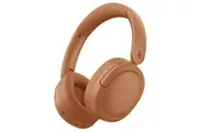 Edifier V80 Hybrid Active Noise Cancelling Headphones, True Wireless Over Ear Bluetooth Headset with 45H Playtime, Wired Hi Res Audio Fast Charging Multipoint Connection for Travel Home Office Brown