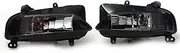 Car Fog Light Assembly Compatible With S5 A5 2013 2014 2015 2016 8T0941699G 8T0941700G Car Left Right Bumper Fog Light Front Fog Lamp Halogen Headlights Whit Bulds(1 pair)
