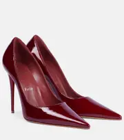 [Christian Louboutin] Christian Louboutin Kate Max patent leather pumps AU 3 red