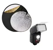 Dedicated Digital TTL Flash LED Video Light for Canon DSLR Cameras 32" Reflector