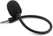 CATIEBYE Mini Microphone Condenser for Musical Instruments Black Plug in Mic for Lecturers Presenters and Stage Use Omnidirectional Audio Pickup Portable and Convenient
