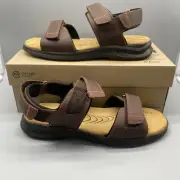 Clarks Sandals Mens US 12M Brown Hapsford Creek Leather 261 59479