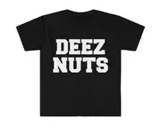 Funny Meme TShirt - DEEZ NUTS Varsity Tee - Gift Shirt