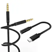 Type C to 3.5mm Audio Aux Jack Cable & 3.5mm Male Cable for Samsung Galaxy S20