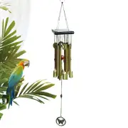 Wind Bell Chime Wooden Wind Chimes Outdoor Wind Bells With 8 Tubes For Garden