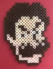 Von Kaiser Mike Tyson Punchout Nintendo NES Perler Bead Art Handmade 4.25"x3"