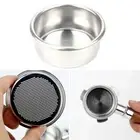Silver Stainless Steel Double 2 Cup Filter Basket For 54mmPortafilter
