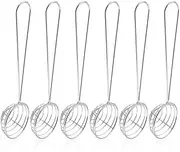 Luxshiny 6pcs Stainless Steel Colander Stainless Steel Spider Strainer Spoon Spider Sieve Stainless Colander Hot Pot Strainer Hot Pot Ladle Mini Strainer Multi-Function Strainer Food Major