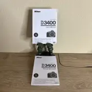 New Nikon D3400 Instruction Owners Manual D3400 Book English And Spanish