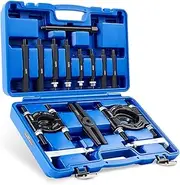 OMT Bearing Puller Set, 5 Ton Capacity Bearing Separator, Pinion Wheel Bearing Removal Kit with 2" and 3" Jaws, Wheel Hub Axle Puller Set, Heavy Duty Bearing Splitter Tool Kit with Case