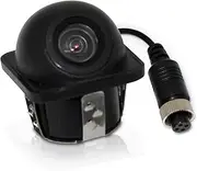 Elinz Side View Reverse Reversing Camera Cam for Car, 4PIN CCD, 170° Viewing Angle, Night Vision, 12V 24V, Waterproof IP68, Universal Fit, 10m Cable, 2 Years Warranty
