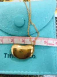 在飛比找Yahoo!奇摩拍賣優惠-Tiffany 18K相思豆鍊的最大的尺寸