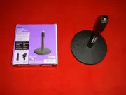 On-Stage Desktop Microphone Stand weighted base black