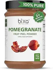 Pomegranate Peel Powder (Punica granatum) - 200g (7 Oz)| Ayurvedic Herbal Supplement for Control Loose motions, Improves Digestion & Oral Hygine