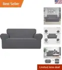 Multi-Sized Stretch Loveseat Slipcover - Machine Washable and Slip-Resistant