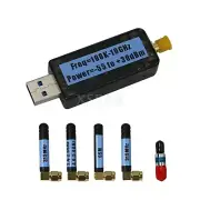 USB RF Power Meter V3.0 100K To 10GHZ -55 To +30dBm Prestored 9 Attenuation xr