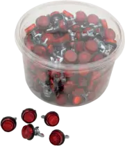 Chris Products - CH150R - License Plate Reflectors - 150ct Tub - Red
