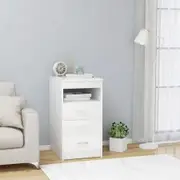 Drawer Cabinet White 40x50x76 cm Chipboard