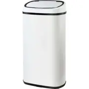 Steel Sensor Bin 58L - White