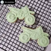Dirt Bike - Cookie cutter and embosser stamp set *FREE AUS POST*
